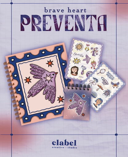 CUADERNO MEDIANO brave heart